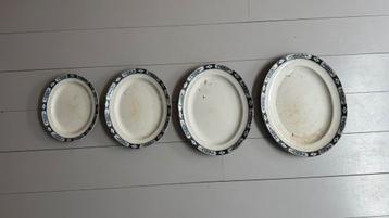 4x Burleigh Ware “Adelaide” schalen – Engeland, ca. 1920 beschikbaar voor biedingen