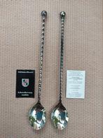 2 prachtige lepeltjes. Zilverfabriek H.Hooykaas Schoonhoven, Antiek en Kunst, Ophalen of Verzenden