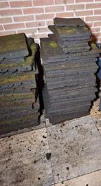 33 Rubber tegels 50x50x2,5 cm, Ophalen, Gebruikt, Rubber, Overige typen