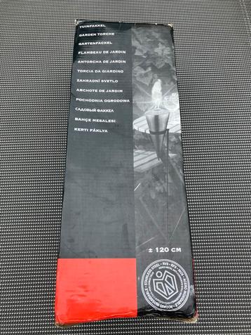 Tuinfakkel RVS 120cm - Nieuw beschikbaar voor biedingen
