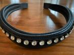 Döbert frontriem met Swarovski, Dieren en Toebehoren, Paarden en Pony's | Hoofdstellen en Tuigage, Ophalen of Verzenden, Zo goed als nieuw