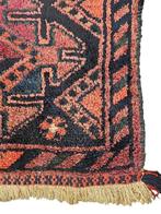 Handmade Persian wool Square nomad pillow carpet 55x60cm, Persian, 50 tot 100 cm, Onbekend, Onbekend