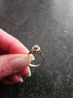 Wit goud met echte diamanten, GEEN synthetische!, Sieraden, Tassen en Uiterlijk, Ringen, Wit, Ophalen of Verzenden, Zo goed als nieuw