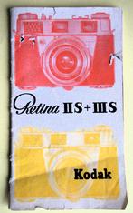 HANDLEIDING RETINA 11 S + 111 S KODAK, Audio, Tv en Foto, Fotocamera's Analoog, Ophalen of Verzenden, Gebruikt, Compact, Kodak
