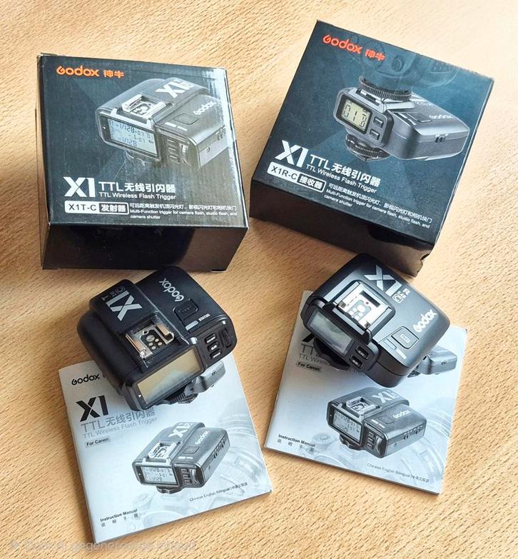 Godox Flash Triggers Canon - Nieuwstaat!, Audio, Tv en Foto, Fotografie | Flitsers, Zo goed als nieuw, Overige merken, Ophalen of Verzenden