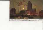 Dordrecht Bij Avondlicht GR-stempel Rhoon 21-dec 1905, Verzamelen, Gelopen, Zuid-Holland, Ophalen of Verzenden, Voor 1920