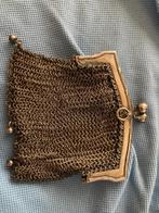 Antiek zilveren damesbeurs met maille kettingwerk, Antiek en Kunst, Ophalen, Zilver