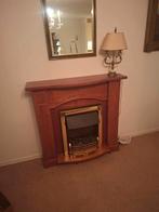 Schouw met electrische haard., Huis en Inrichting, Haarden, Ophalen of Verzenden, Vrijstaande haard, Elektrische haard