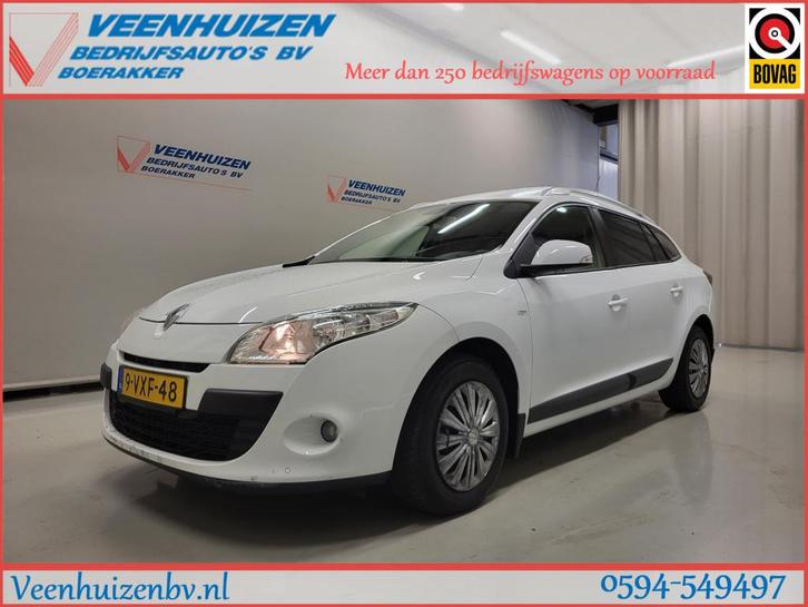 Renault Mégane 1.5dCi 90pk Grijs kenteken! (bj 2012), Auto's, Bestelauto's, Bedrijf, Te koop, Airbags, Airconditioning, Boordcomputer