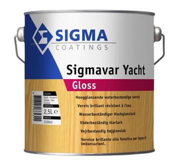 Sigma Sigmavar Yachtlak Gloss | Hoogglans Blanke Lak - 2,5 L