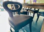 Promemoria Maxalto Moka & Roka Romeo Sozzi stoelen 8 stuks, Ophalen, Hout, Bruin, Zo goed als nieuw