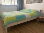 2 persoonsbed (1.60 m), Huis en Inrichting, Ophalen, Gebruikt, Wit, Tweepersoons