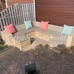Steigerhout Loungebank Tuinset Loungeset Tuinbank Tuinmeubel, Steigerhout, Nieuw, Ophalen of Verzenden, Eettafel