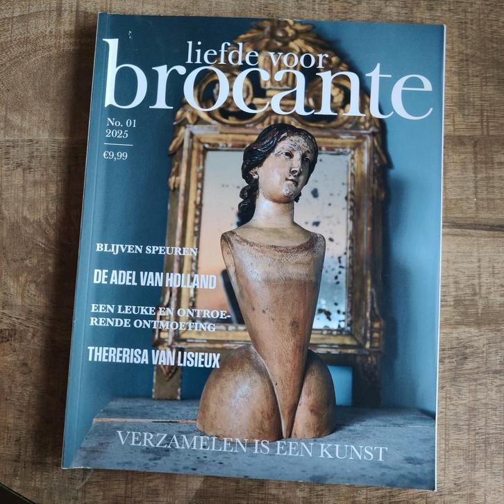 Liefde voor Brocante. Nummer 1 - 2025 Verzamelen is n Kunst, Boeken, Tijdschriften en Kranten, Zo goed als nieuw, Damesbladen