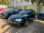 Saab 9-3 2.0 T Cabrio AUT 2003 Zwart, Auto's, Saab, 1998 cc, 4 cilinders, Cabriolet, 4 stoelen