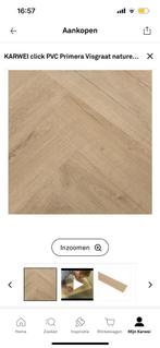 Click PVC visgraat naturel eiken 10m2, Doe-het-zelf en Verbouw, Ophalen, 50 tot 150 cm, Overige typen, Nieuw