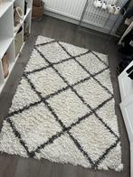 Vloerkleed wit grijs 120x170, Ophalen, Gebruikt, 200 cm of meer, Grijs