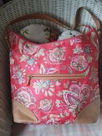 Leuke fleurige OILILY schoudertas met bloemenprint, Ophalen of Verzenden, Zo goed als nieuw, Rood, Schoudertasje