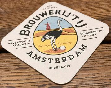 Brouwerij het ij, Amsterdam, vierkant,leef met je kop omhoog beschikbaar voor biedingen