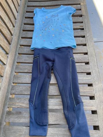 Harry’s horse paardrij legging  maat 104 en shirt  beschikbaar voor biedingen