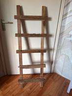 Houten decoratieve ladder, Doe-het-zelf en Verbouw, Ladders en Trappen, Ophalen, Gebruikt, Ladder, Minder dan 2 meter