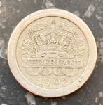 Ronde stuiver., Ophalen of Verzenden, Koningin Wilhelmina, 5 cent, Losse munt