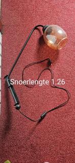 Mooie wandlamp met bruin glas, Huis en Inrichting, Lampen | Overige, Ophalen, Zo goed als nieuw