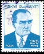 Turkije 2218 - Ataturk, Postzegels en Munten, Ophalen of Verzenden, Republiek Turkije, Overige landen, Gestempeld