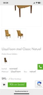 Set van 6 lyod loom stoelen, Ophalen, Landelijk,, Bruin, Zo goed als nieuw