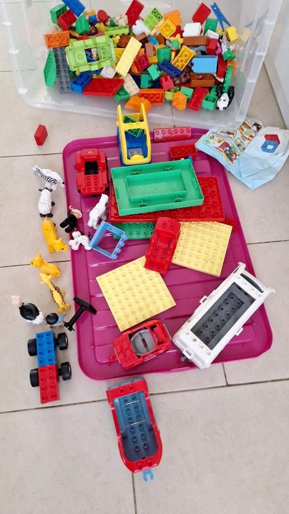Duplo .. lego bouwstenen, Ophalen, Zo goed als nieuw, Overige merken