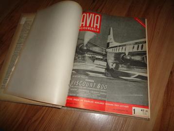Ingebonden 1959 Avia Vliegwereld vliegtuig luchtvaart