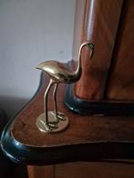 Vintage Beeld vogel zwaar messing, Ophalen of Verzenden