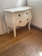 Wit Buikkastje met 2 Lades, Huis en Inrichting, Kasten | Ladekasten, Ophalen, Gebruikt, 1 of 2 laden, 50 tot 100 cm