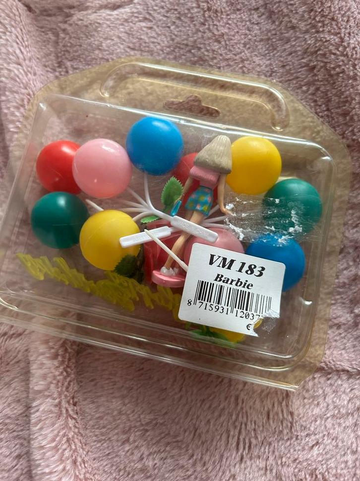 Vintage Barbie Taartdecoratie - Nieuw in Verpakking, Antiek en Kunst, Antiek | Speelgoed, Ophalen