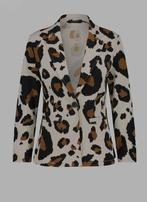 Lady Day | Blazer Bali | Leopard | L | travelstof, Kleding | Dames, Lady Day, Ophalen of Verzenden, Maat 42/44 (L), Jasje