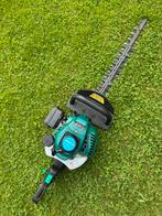 Powerplus Heggenschaar benzine 2tak motor opknapper, Tuin en Terras, Heggenscharen, Ophalen of Verzenden, Zo goed als nieuw, Benzine
