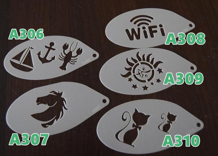 schminksjabloon heel veel soorten NIEUW vanaf 1,25 pst, Hobby en Vrije tijd, Feestartikelen, Nieuw, Versiering, Overige, Ophalen of Verzenden