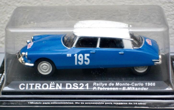 Citroen DS 21 Winnaar Rally Monte Carlo 1966 Altaya 1:43, Hobby en Vrije tijd, Modelauto's | 1:43, Nieuw, Auto, Overige merken