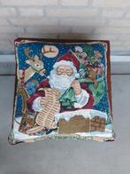 Kerstkussen met Kerstman, Huis en Inrichting, Ophalen, Zo goed als nieuw, Vierkant