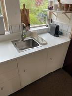 Keukenblok IKEA, Ophalen, Zo goed als nieuw, Wit, Enkelwandige keuken