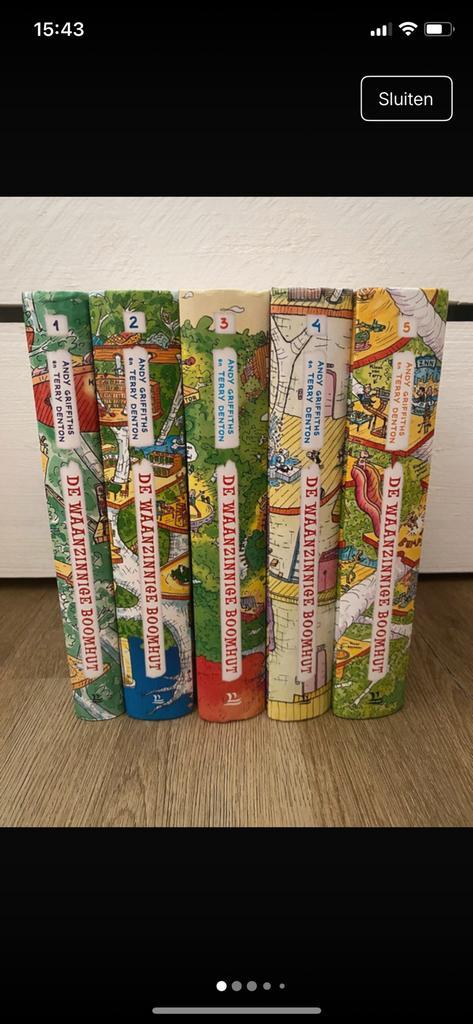 Terry Denton - De waanzinnige boomhut van 13 verdiepingen, Boeken, Kinderboeken | Jeugd | onder 10 jaar, Gelezen, Ophalen of Verzenden