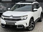 Citroen C5 Aircross 1.6 PureTech Shine Aut 181pk Panoramadak, Auto's, Citroën, Stof, Gebruikt, Zwart, 4 cilinders