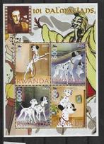 Walt Disney Rwanda postfrisse blok (4), Postzegels en Munten, Postzegels | Thematische zegels, Verzenden, Postfris, Overige thema's