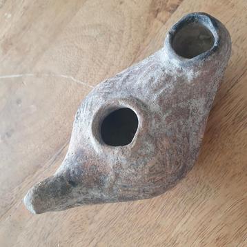 Romeins terracotta olielampje. Gaaf. beschikbaar voor biedingen