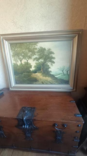 Landschap Schilderij met Bomen beschikbaar voor biedingen