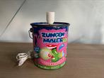 Grappige Chupa Chups blik lamp, Huis en Inrichting, Lampen | Tafellampen, Nieuw, Ophalen of Verzenden, Uniek retro graffiti, Metaal
