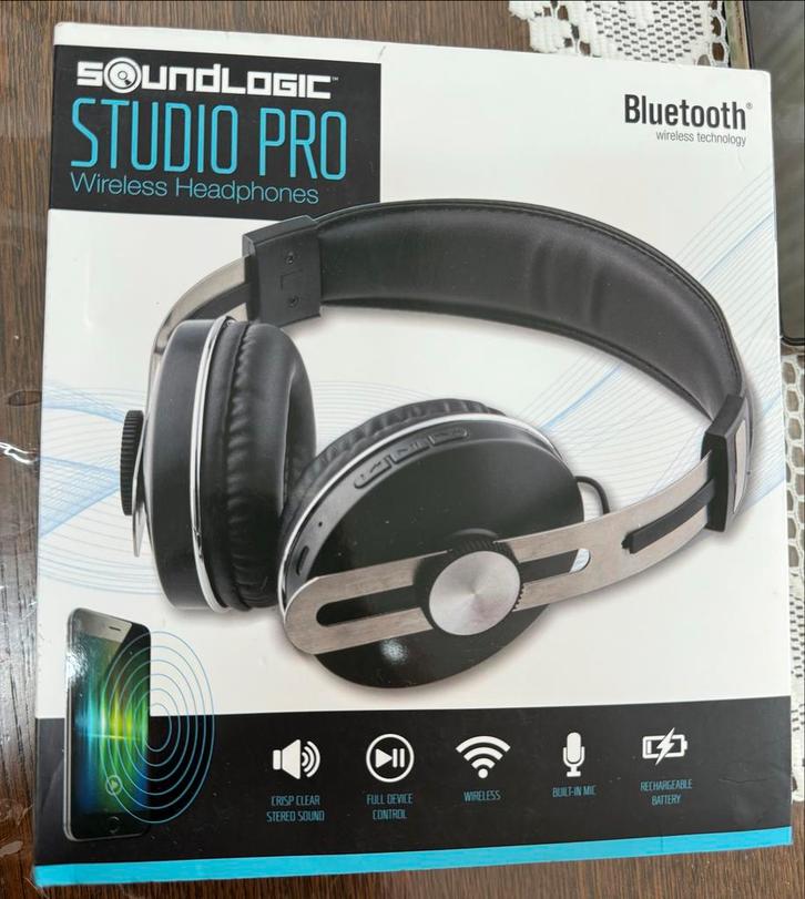 Soundlogic Studio Pro Draadloze Koptelefoon - Nieuw, Audio, Tv en Foto, Koptelefoons, Nieuw, Over oor (circumaural), Overige merken