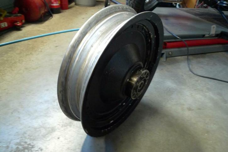 Achterwiel fatboy 19mm vaste lagers loc.as, Motoren, Onderdelen | Harley-Davidson, Gebruikt, Ophalen