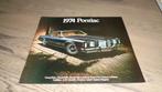 DIKKE ZELDZAME USA Folder PONTIAC modellen  1974, Verzenden, Nieuw, Overige merken