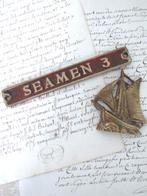 Antiek Engels maritiembordje “SEAMEN 3”, Antiek en Kunst, Curiosa en Brocante, Ophalen of Verzenden